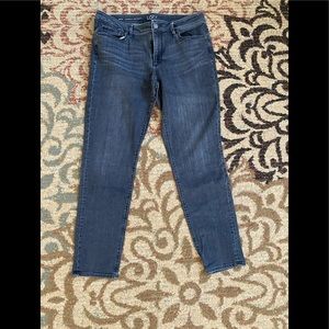 Loft curvy skinny jeans - gray